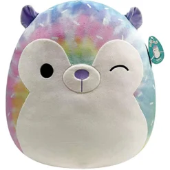 Squishmallows Pluchen Squishmallow Babette The Rainbow Hedgehog - 50 Cm
