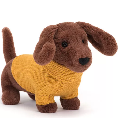 Jellycat Knuffelteckel Gele Sweater - 14 Cm 1 Jellycat Knuffelteckel Gele Sweater - 14 Cm