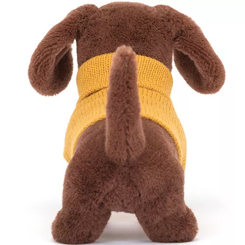 Jellycat Knuffelteckel Gele Sweater - 14 Cm 3 Jellycat Knuffelteckel Gele Sweater - 14 Cm - Afbeelding 3