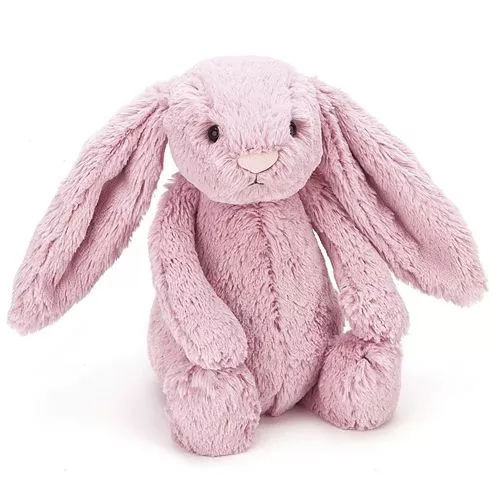Jellycat Knuffelkonijn Bashful Bunny Tulip Pink - S - 18 Cm 1 Jellycat Knuffelkonijn Bashful Bunny Tulip Pink - S - 18 Cm