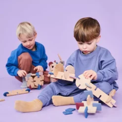 Bavvic Bouwset Builder - 48st -Gelukkige Speelgoedwinkel bavvic bouwset mini 16st 1