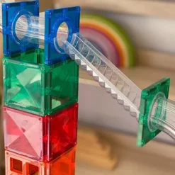 Connetix Magnetische Tegels Knikkerbaan - 92st -Gelukkige Speelgoedwinkel connetix knikkerbaan 92st 5