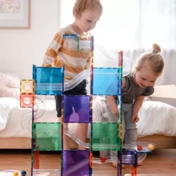 Connetix Magnetische Tegels Knikkerbaan - 92st -Gelukkige Speelgoedwinkel connetix knikkerbaan 92st 6