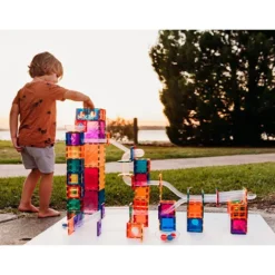 Connetix Magnetische Tegels Knikkerbaan - 92st -Gelukkige Speelgoedwinkel connetix knikkerbaan 92st 8