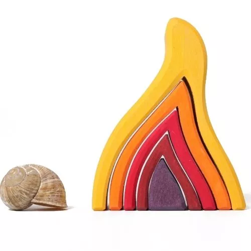 Grimm's Vormenset Element Vuur - Klein 9 Grimm's Vormenset Element Vuur - Klein - Afbeelding 9