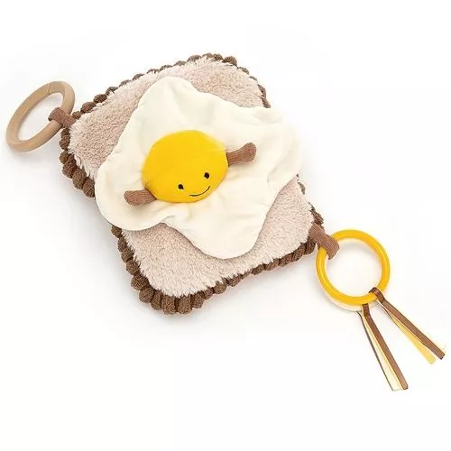 Jellycat Amuseables Activiteitenknuffel Omelet Op Brood - 17 Cm 2 Jellycat Amuseables Activiteitenknuffel Omelet Op Brood - 17 Cm - Afbeelding 2