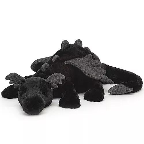 Jellycat Knuffeldraak Onyx - 66 Cm 1 Jellycat Knuffeldraak Onyx - 66 Cm