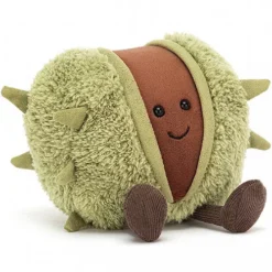 Jellycat Knuffelkastanje Amuseables - 11 Cm