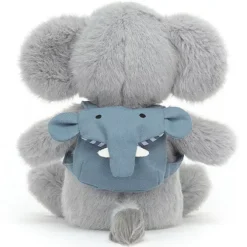 Jellycat Knuffelolifant Rugzak - 22 Cm -Gelukkige Speelgoedwinkel jellycat knuffelolifant rugzak 22 cm 1