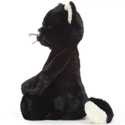 Jellycat Knuffelpoes Bashful Black Kitten - 31 Cm -Gelukkige Speelgoedwinkel jellycat knuffelpoes bashful black kitten 31 cm 3