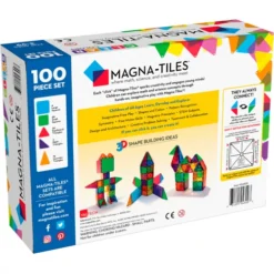 Magna-tiles Magnetische Tegels Clear Colors - 100st -Gelukkige Speelgoedwinkel magna tiles magnetische tegels clear colors 100st 1