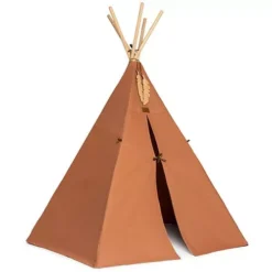 Nobodinoz Tipi Wigwam Nevada - Sienna Brown -Gelukkige Speelgoedwinkel nobodinoz tipi wigwam nevada sienna brown 2