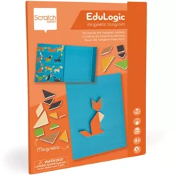 Scratch Europe Magneetboek Edulogic Tangram - Dieren -Gelukkige Speelgoedwinkel scratch europe magneetboek edulogic tangram dieren 9