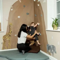 That's Mine Klimgrepen Voor Muur Van Beton Of Steen 8st - Latte - Large -Gelukkige Speelgoedwinkel that s mine klimgrepen klimrots 3 1